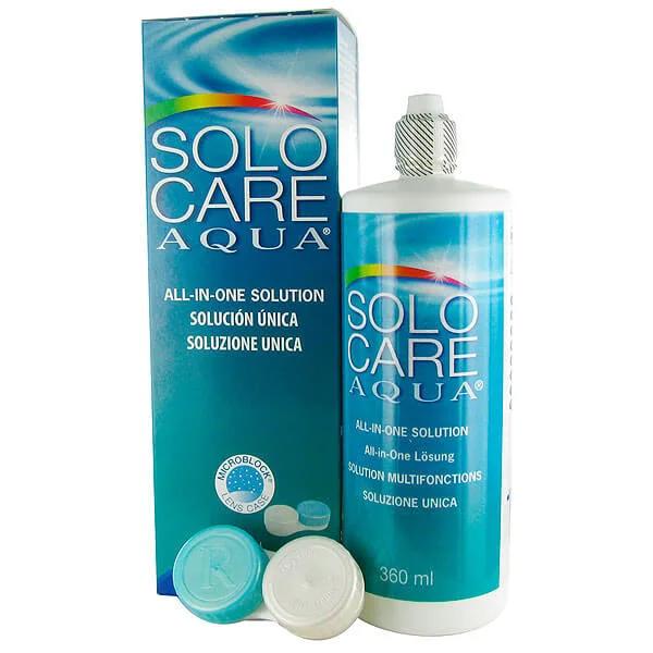 Solutie intretinere lentile soft SoloCare Aqua 360 ml