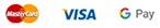 MasterCard, Visa, GooglePay