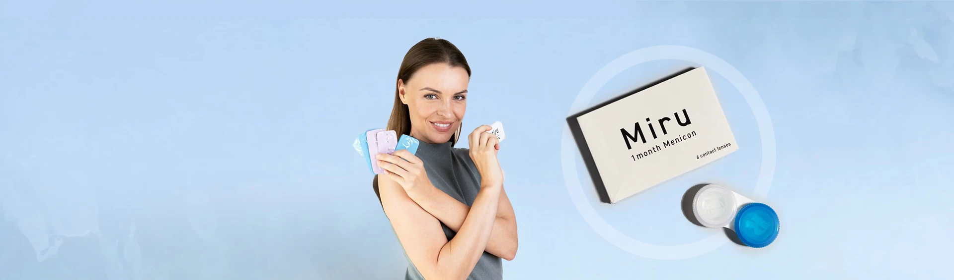 Transport gratuit la achizitia lentilelor de contact Miru